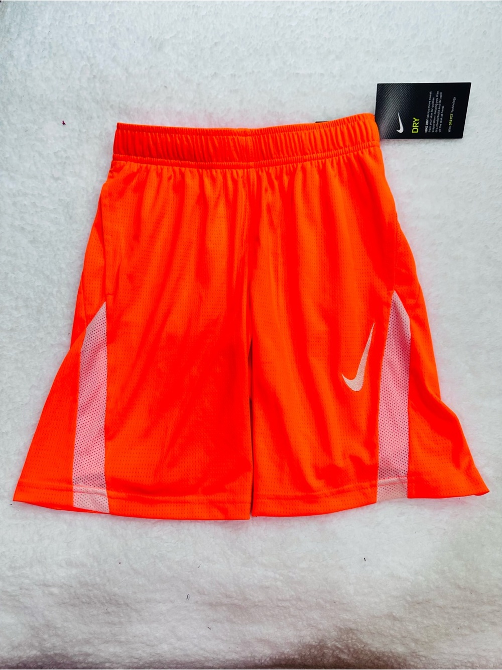 Boy’s Nike Neon Orange Dri-FIT Shorts